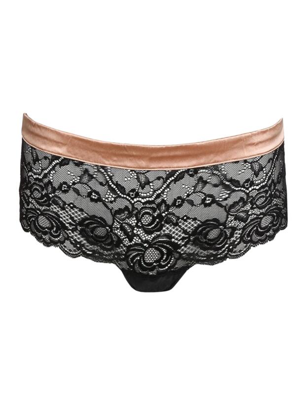 Prima Donna By Night Luxury Thong Black/Cream