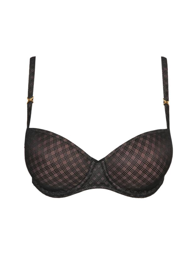 Marie Jo Channing Padded Balcony Bra Black