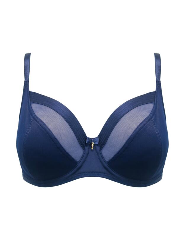 Pour Moi Viva Luxe Underwired Bra Navy 