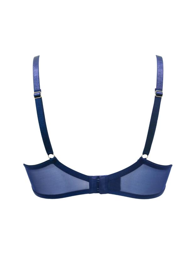 Pour Moi Viva Luxe Underwired Bra Navy 