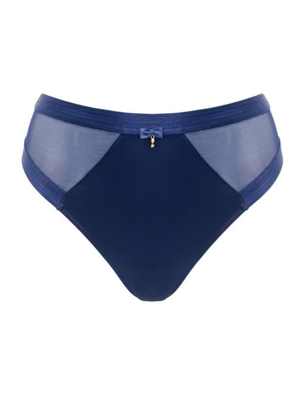 Pour Moi Viva Luxe High leg Brief Navy 