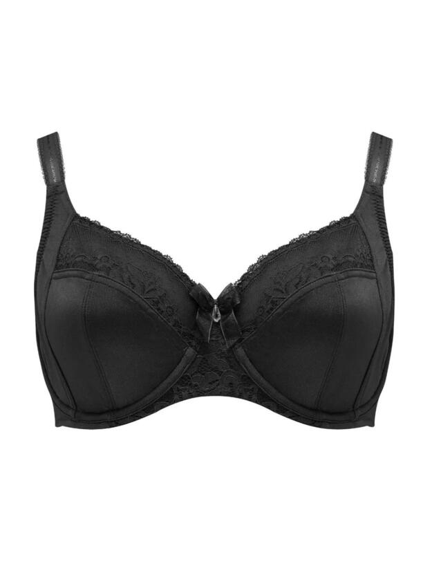 Pour Moi Aura Side Support Underwired Bra Black