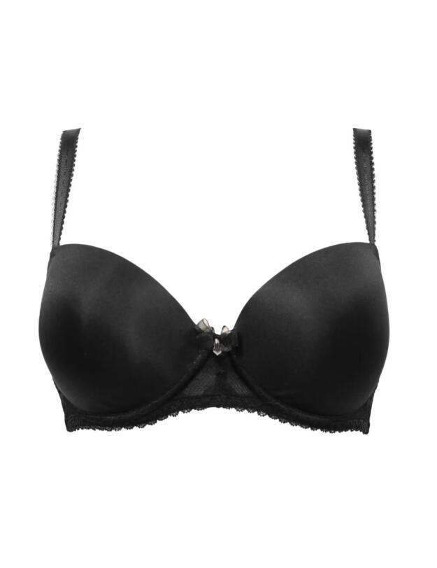 Pour Moi Aura T-Shirt Bra  Black