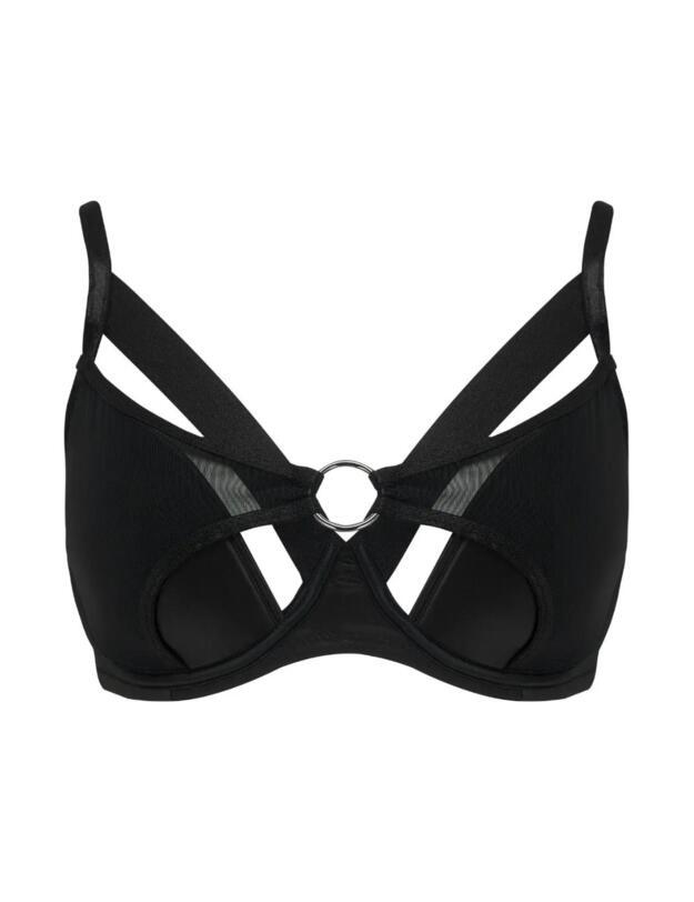 Contradiction by Pour Moi Obsessed Half Padded Bra Black
