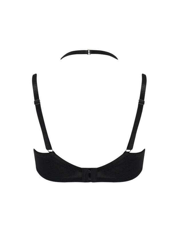 Contradiction By Pour Moi Obsessed Double Strap Bra Black