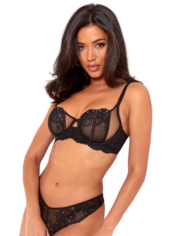 Pour Moi VIP Underwired Bra Black