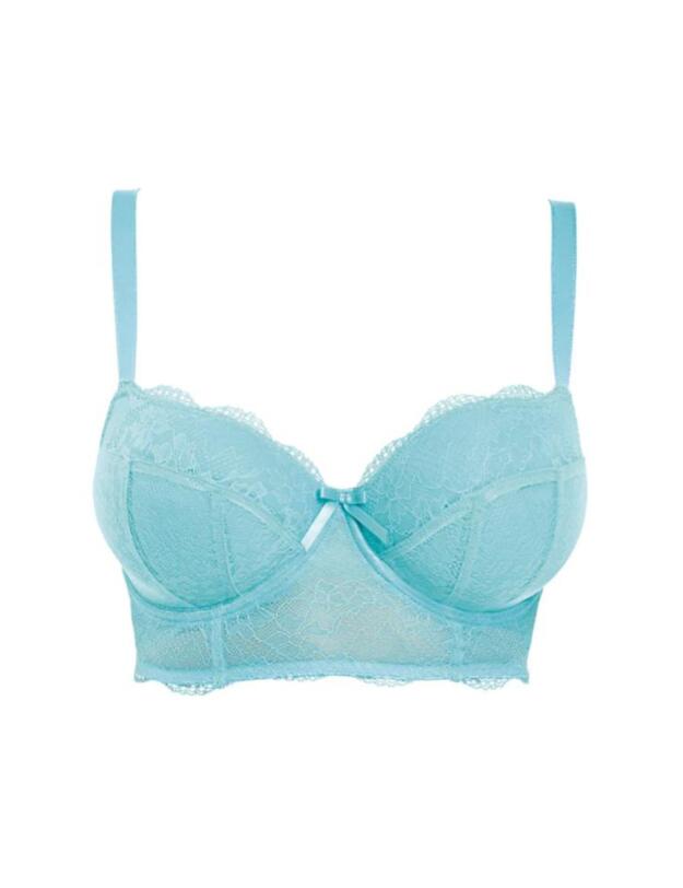 Freya Fancies Longline Bra Aquamarine