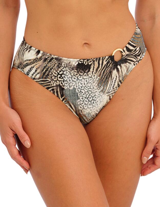 Fantasie Seraya Sands Mid Waist Bikini Brief Monochrome