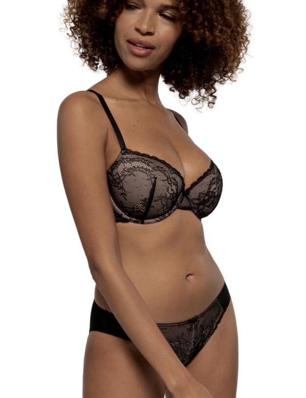 Dorina Chloe-2PP Demi Cup Bra Black/Blush