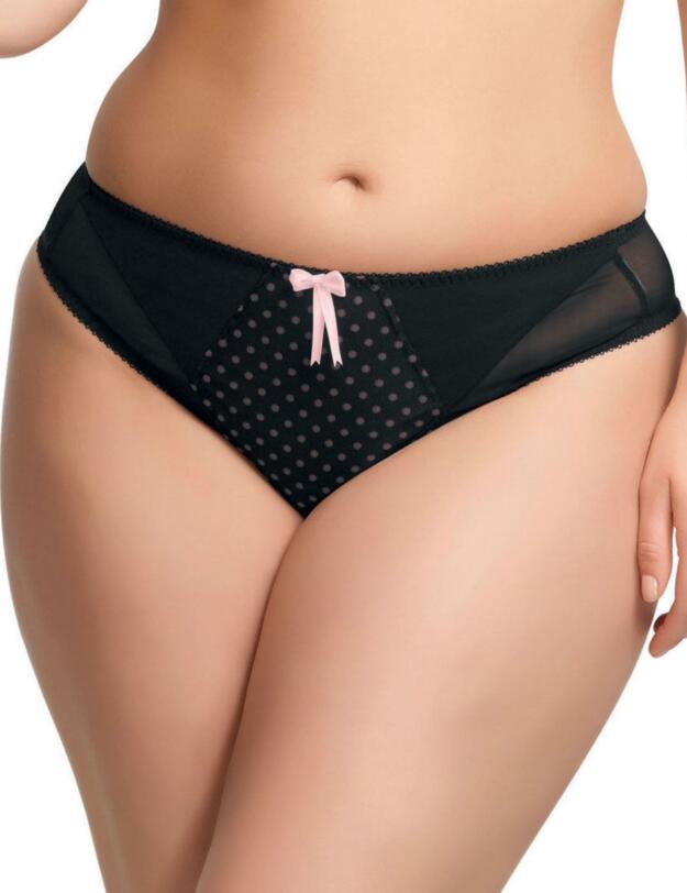 8177 Elomi Betty Thong Black - 8177 Thong