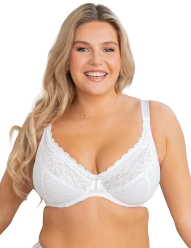 Pour Moi Rebel UW Plunge Bra White 