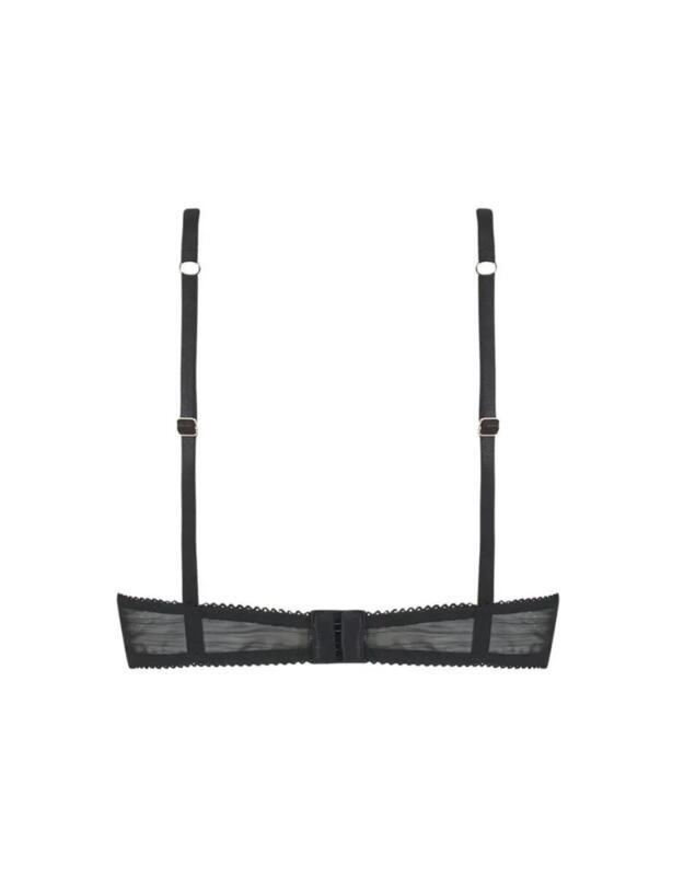 Coco de Mer Muse Penelope Balcony Bra Black