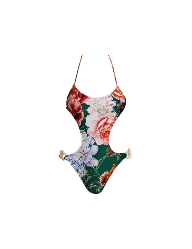 Andres Sarda Woolf Swimsuit Special Trikini Garden