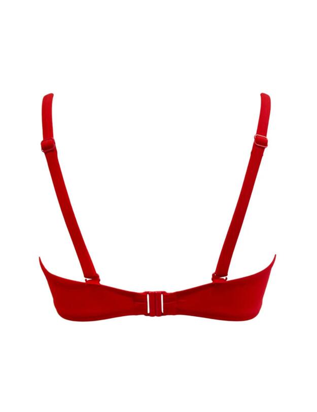 Pour Moi Space Padded Convertible Bikini Top Red
