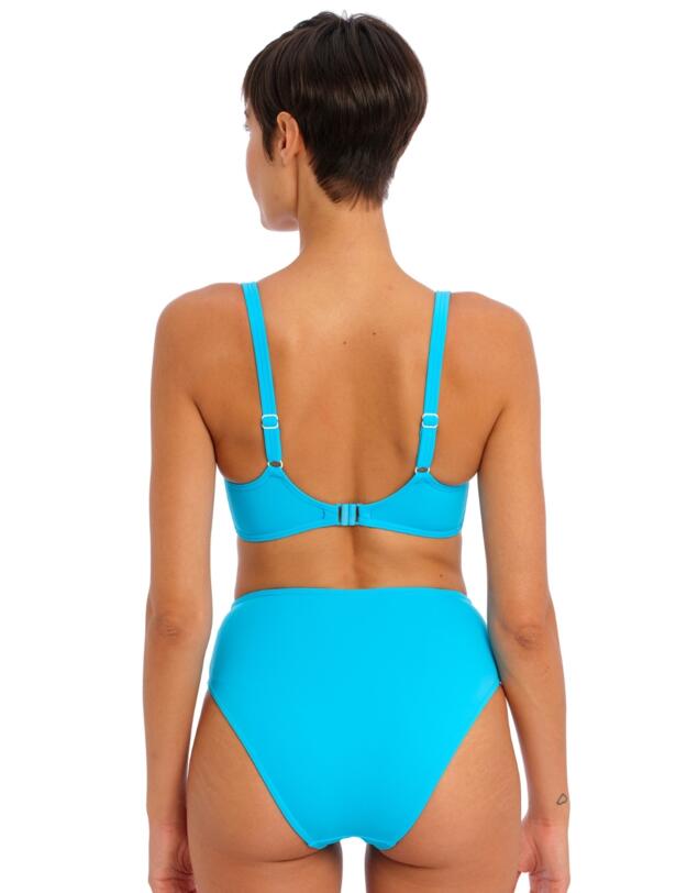 Freya Jewel Cove High Waisted Bikini Brief Plain Turquoise