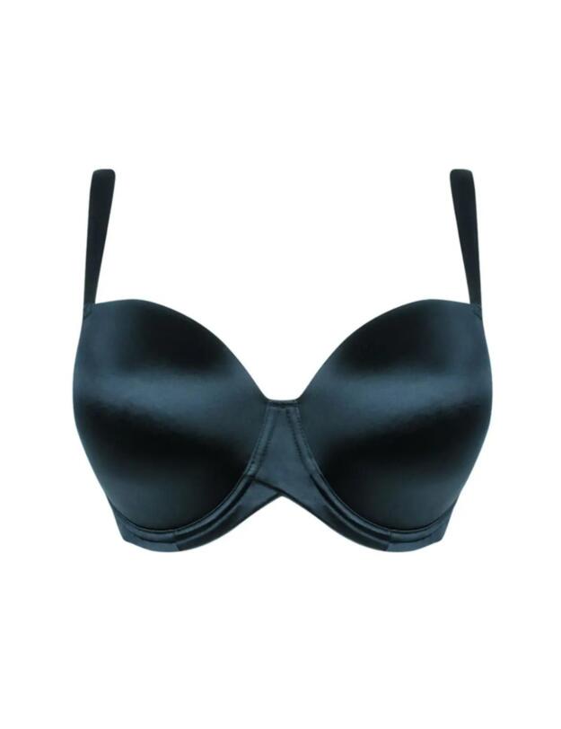 Curvy Kate Smoothie Moulded T-Shirt Balcony Bra Black
