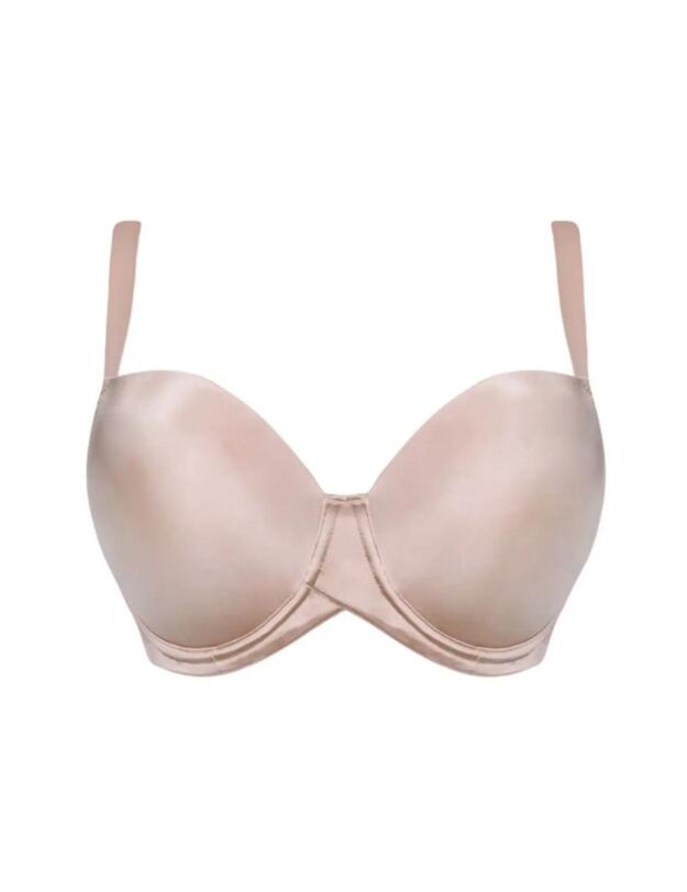 Curvy Kate Smoothie Moulded T-Shirt Balcony Bra Latte