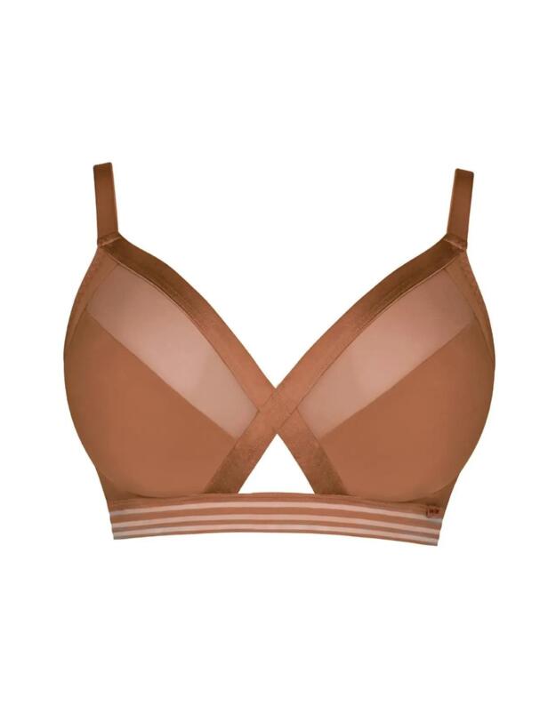 Curvy Kate Unwind Bralette Bra Top Caramel