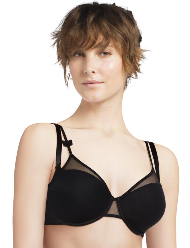  Passionata by Chantelle Miss Joy Tulle Spacer Bra Black