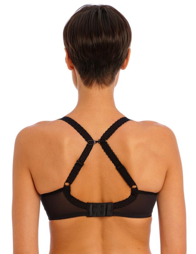Freya Daydreaming Plunge T-Shirt Bra Flora Black