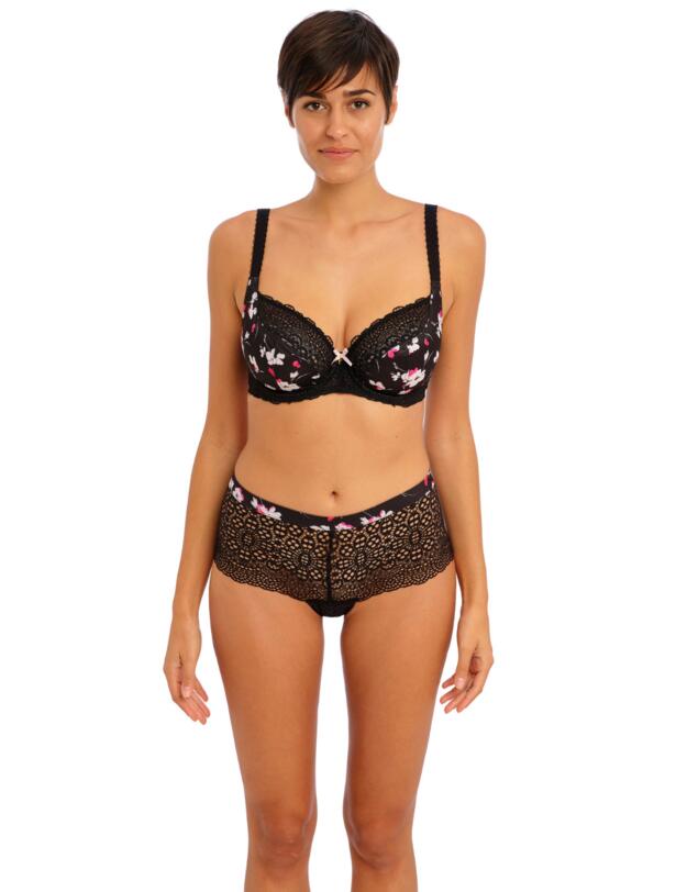 Freya Daydreaming Plunge Bra Flora Black