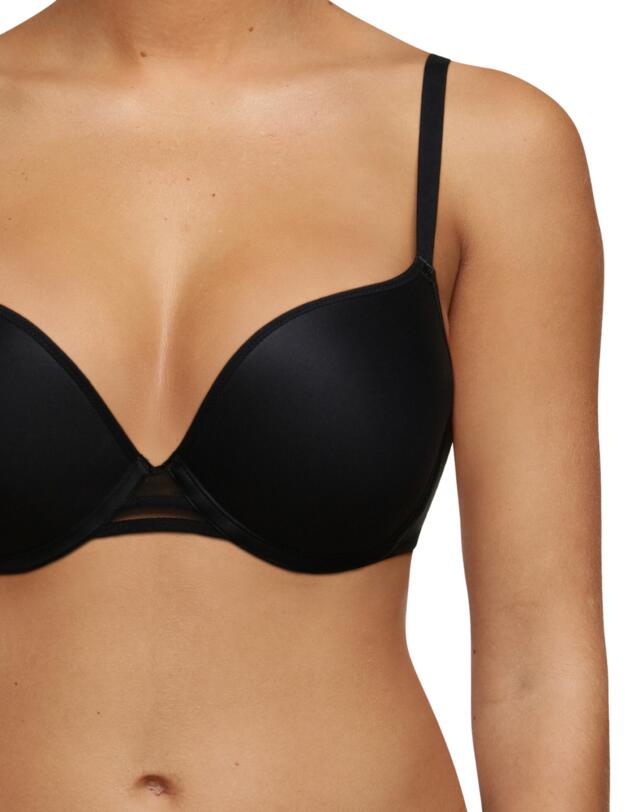 Passionata by Chantelle Nais Push Up T-Shirt Bra Black 