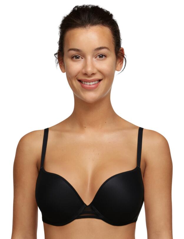 Passionata by Chantelle Nais Push Up T-Shirt Bra Black 
