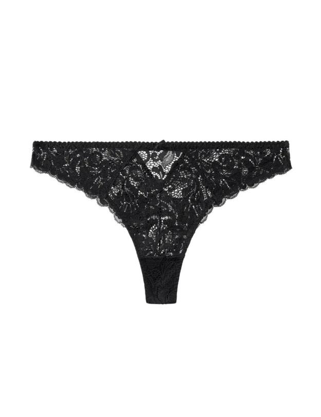 Aubade Mon Bijou Thong Black