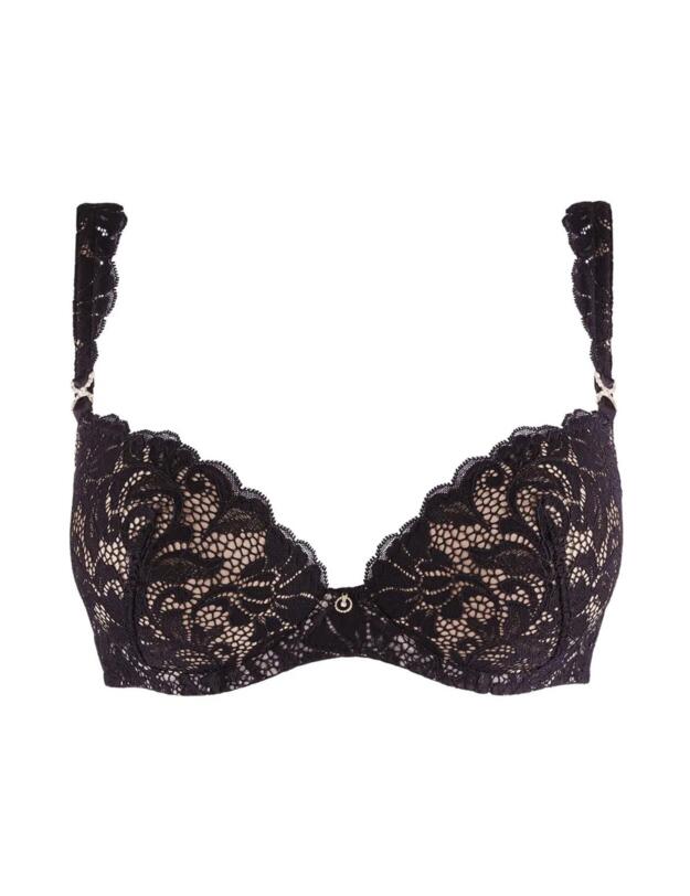 Aubade Mon Bijou Push Up Bra Black