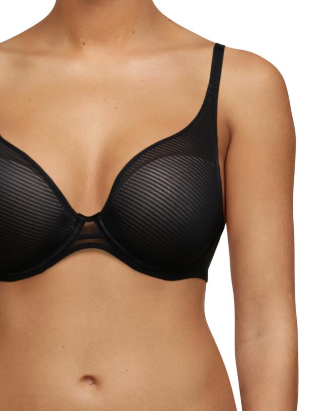 Passionata by Chantelle Nais Plunge T-Shirt Bra Black 