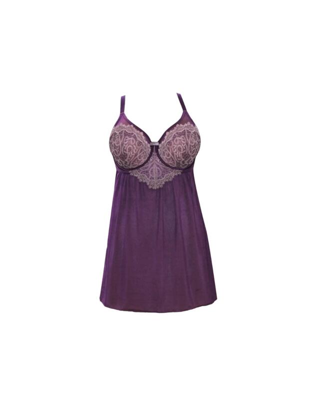 Parfait Lulu Babydoll with G-String Grape