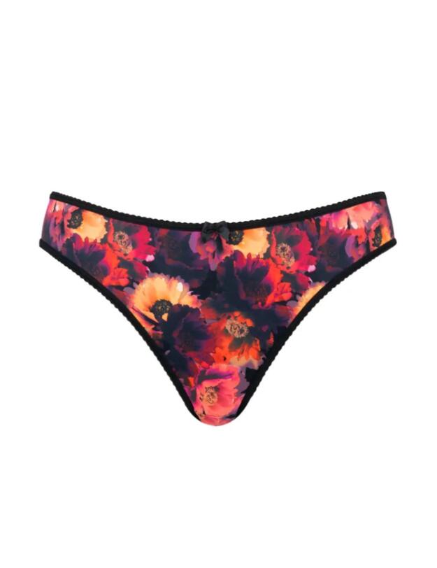 Curvy Kate Drama Queen Brazilian Brief Black Print