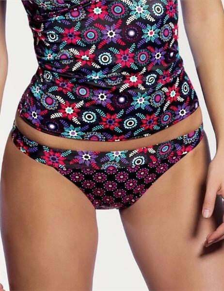 3119 Freya Venetian Retro Bikini Brief SAVE 70% - 3119 Black Print