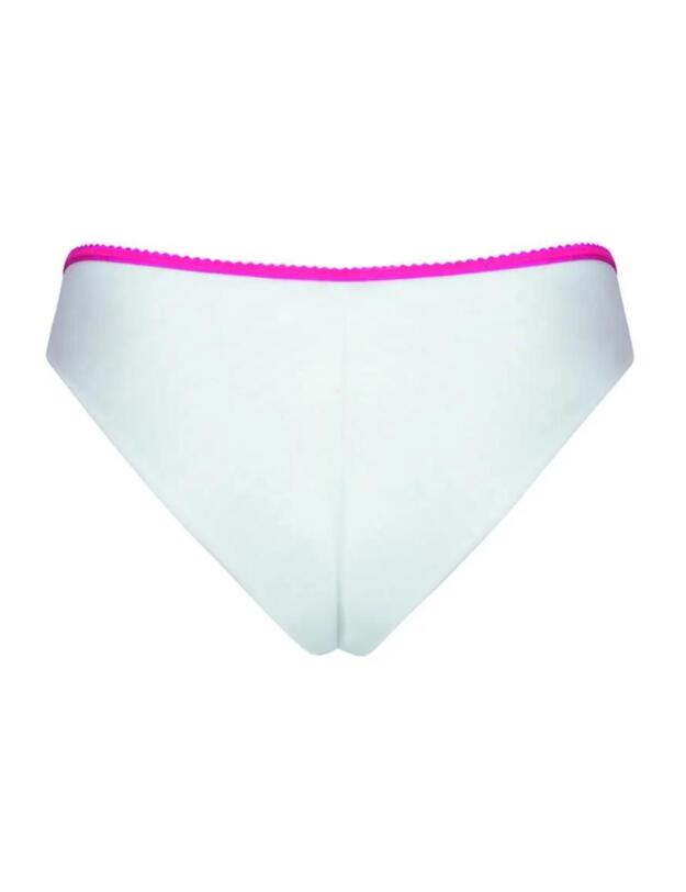 Curvy Kate Doodle Brazilian Brief White Print