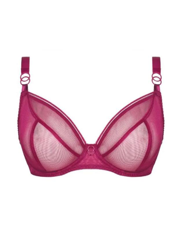Curvy Kate Lifestyle Plunge Bra Sangria