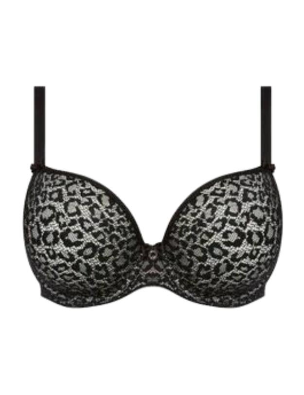 Freya Wilder Deco Moulded Plunge Bra Mono
