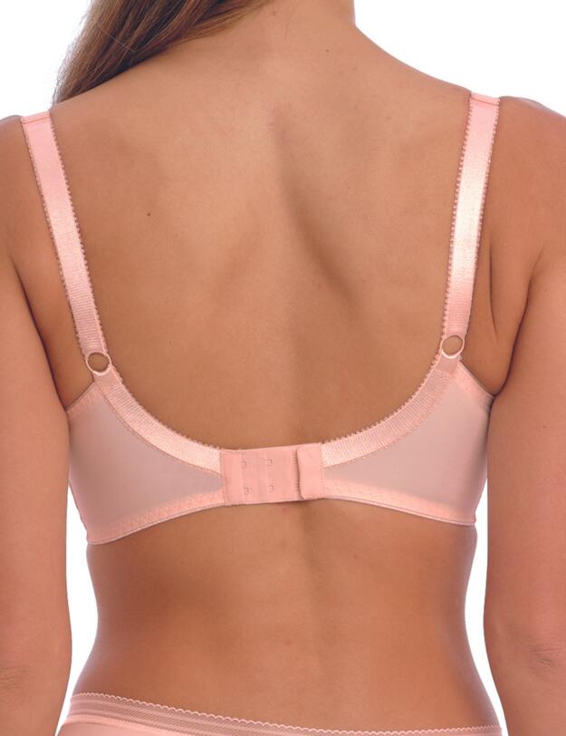 Fantasie Fusion Lace Underwired Padded Plunge Bra Blush