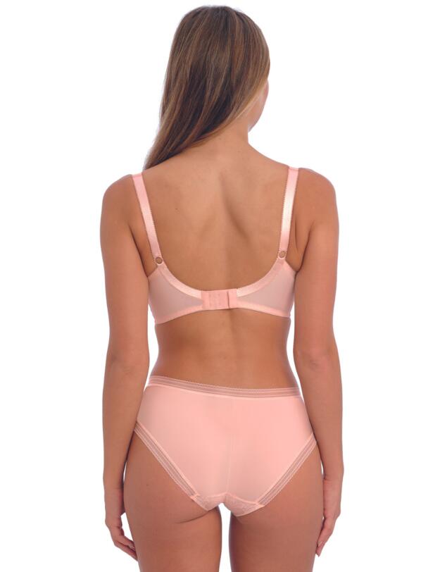 Fantasie Fusion Lace Underwired Padded Plunge Bra Blush
