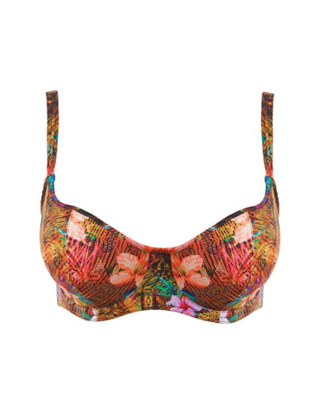  Freya Safari Beach Sweetheart Padded Bikini Top Multi