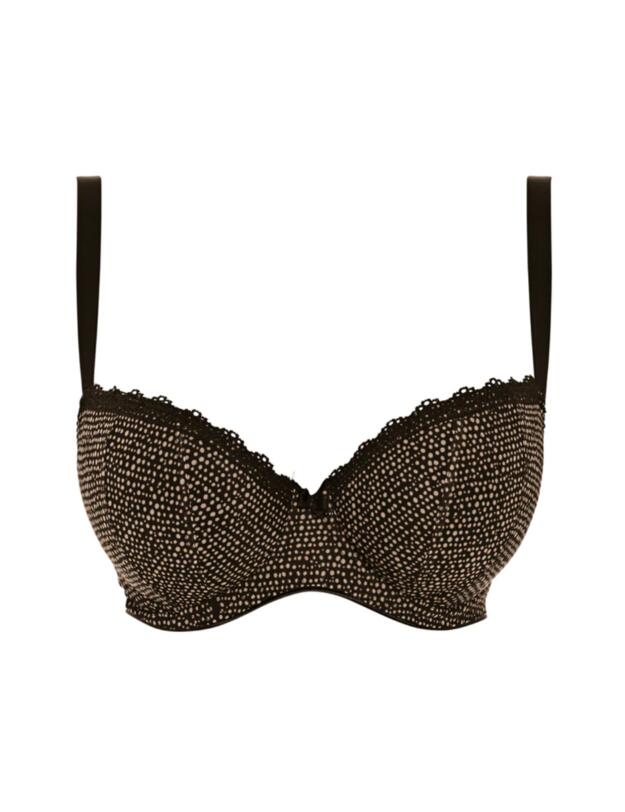 Freya Summer Haze Underwired Padded Half Cup Black