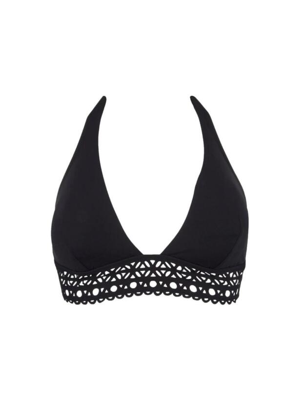 Lise Charmel Ajourage Couture Triangle Bikini Top Noir