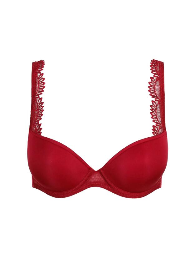 Marie Jo Agatha Padded Deep Plunge Bra Rumba Red