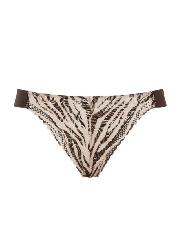 Cleo by Panache Lyzy Vibe Tanga Brief Zebra Print