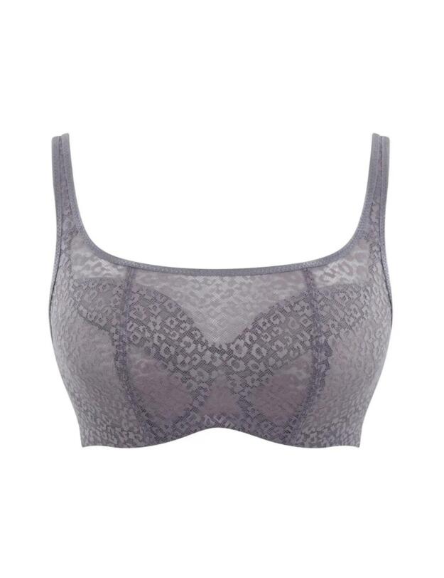 Cleo by Panache Sofia Dare Crop Top Bra Frost Grey