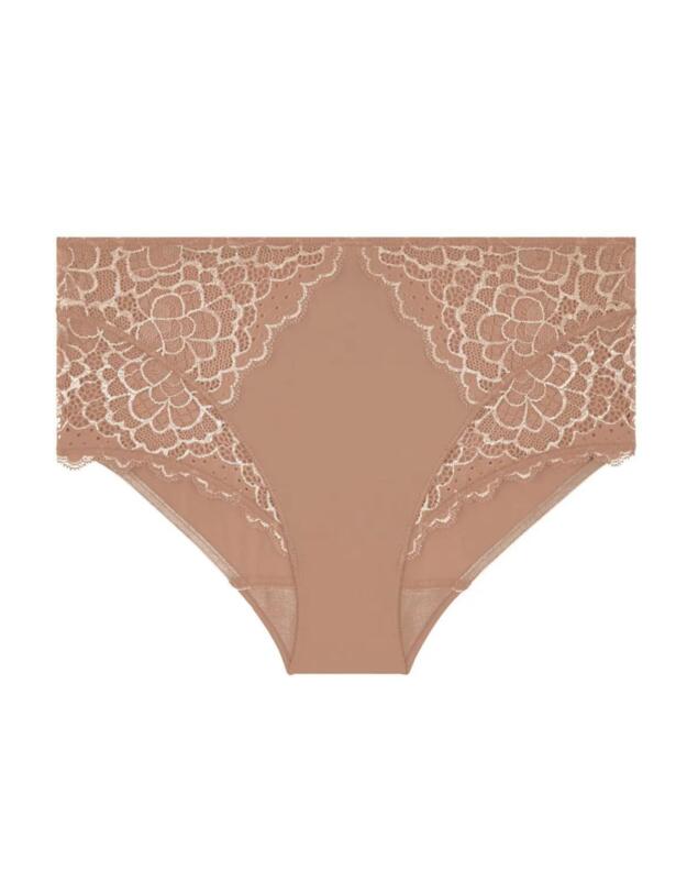 Simone Perele Caresse High Waist Brief in Preppy Nude