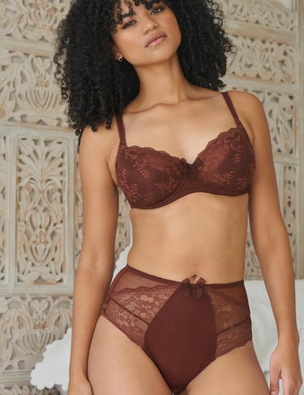 Pour Moi Flora Deep Brief Chocolate 