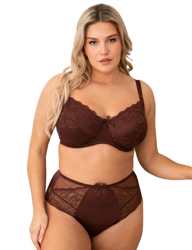 Pour Moi Flora Deep Brief Chocolate 