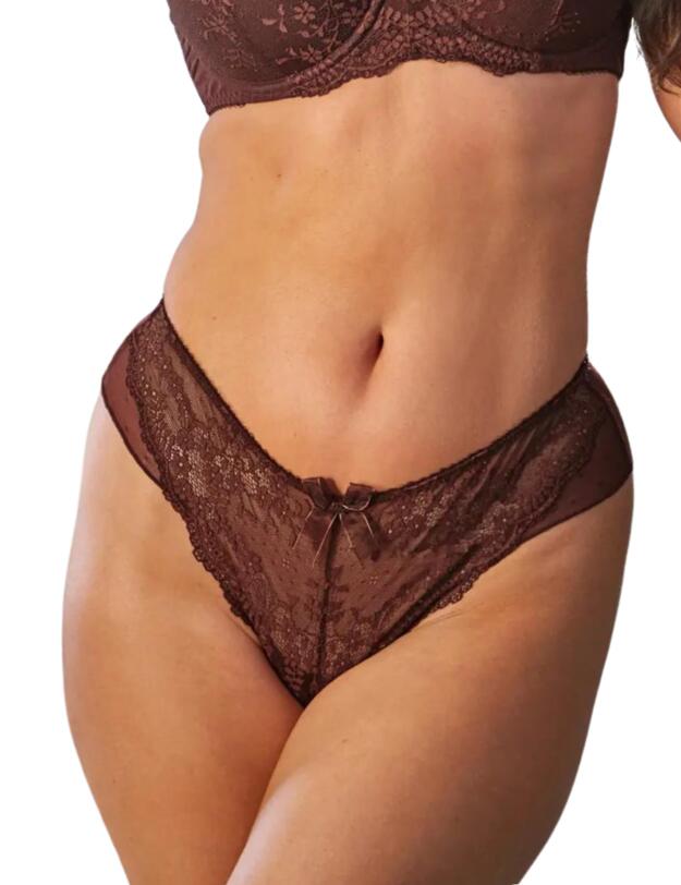 Pour Moi Flora Brazilian Brief Chocolate