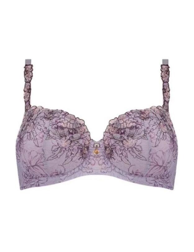 Triumph Sublime Florale Underwired Bra Lavender Grey