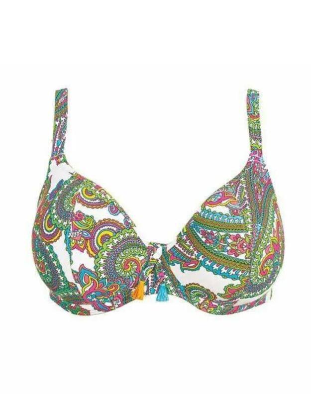 Freya New Wave Underwired Plunge Bikini Top Multi